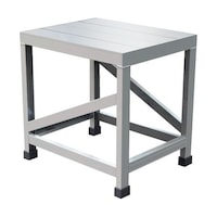 アズワン アルミ製溶接一体構造型作業台 一段(完成品) W500×D400×H500