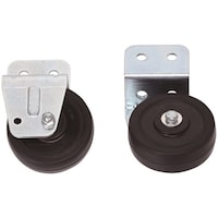 山善 YPS作業台 オプション品 背面キャスター 1段・2段・3段用 1セット(2枚入)