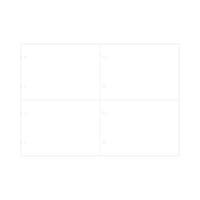 ヒサゴ マルチプリンタ帳票 A3 白紙 4面 8穴 1セット(1200枚入)