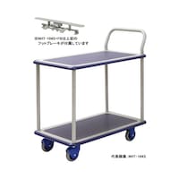 金沢車輌 小型静音スチール2段台車 850mm フットブレーキ付 完成品