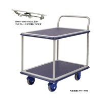 金沢車輌 大型静音スチール2段台車 フットブレーキ付 完成品