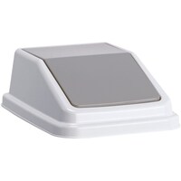 テラモト エコ分別トラッシュペールW30 蓋 灰 ペットボトル