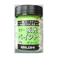 シンロイヒ カラー夜光ペイント(蓄光カラー塗料) グリーン 30g