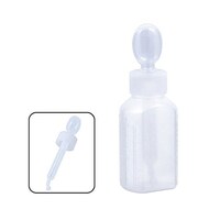 金鵄製作所 マーカー投薬瓶 60mL スポイト付キャップ(ホワイト:白)1箱(160本入)