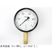 アズワン 密閉型圧力計(100Φ) 立形A枠 1.6MPa BE10191