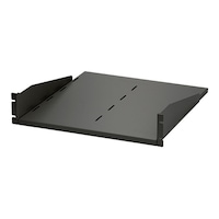 摂津金属工業 収納棚 W482×H99×D500mm 4.1kg ブラック