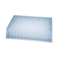 アズワン ディープウェルプレート 96well 丸底 P.P製 1セット(50枚×4個入)