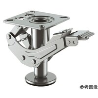 ユーエイキャスター ロック APT型 取付寸法100×100