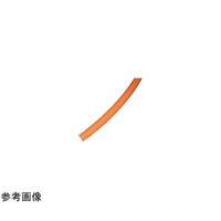 デンカエレクトロン コルゲートチューブ オレンジ スリット有 10m 内径10.7mm