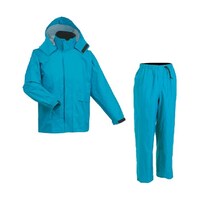 前垣 レインスーツ エメラルドグリーン LL