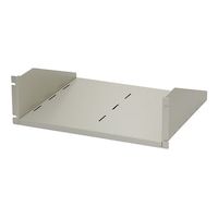 摂津金属工業 収納棚 W482×H149×D400mm 4kg ホワイトグレイ