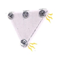 EIGERTOOL ソーラーセンサーライト用鉄板面マグネットベース