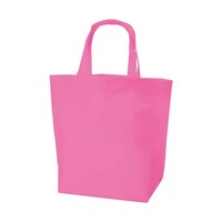 三和 不織布底マチ付バッグ(船底) 50枚入 ピンク