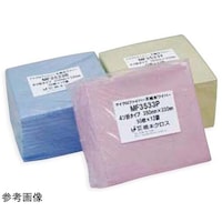 橋本クロス マイクロファイバー不織布ワイパー 4ツ折 ブルー 350×330mm 50枚×12袋