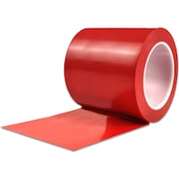 セーフラン安全用品 厚手PVCラインテープ PVC 幅100mm×22m 赤 1巻入