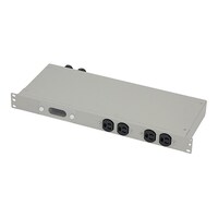 摂津金属工業 ブレーカーパネル (ブレーカー+コンセント型) W482×H43.7×D216mm 2.3kg ホワイトグレイ