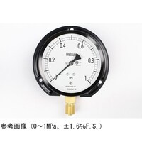 アズワン 普通形圧力計(Φ100) 立形B枠 0.