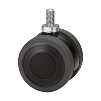 東海 双輪キャスター φ75 固定 ネジ式 T