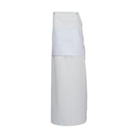 船橋 ヒモイランWガードエプロン ホワイト×グリーン L