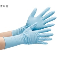 ミドリ安全 ニトリル手袋 厚手 ベルテ766H パウダーフリー LLサイズ(50枚入)