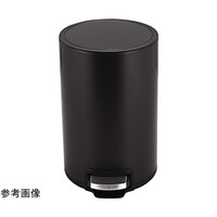 福井クラフト 6L ゴミ箱(黒)ペダル式・内バケツ付