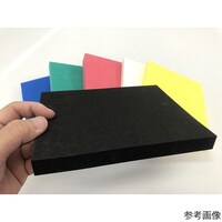 イノアック 硬質カラースポンジ 発泡ポリエチレン 特黒(粘着付き)20×300×300mm