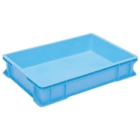岐阜プラスチック工業 プラテナー ブルー 外寸(mm):658×448×122 内寸(mm):616×408×116
