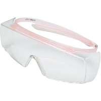 ミドリ安全 ANSI/EN規格品 保護めがね X9169P uvex super OTG ペールピンク (曇り止め加工)