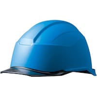 ミドリ安全 PC製ヘルメット(クリアバイザー・KP付) 侍II ブルー/スモーク