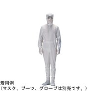 ミドリ安全 作業服 クリーンウェア フード一体型つなぎ服 C1550W 4Lサイズ