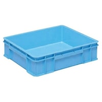 岐阜プラスチック工業 プラテナー ブルー 外寸(mm):518×435×128 内寸(mm):478×395×120