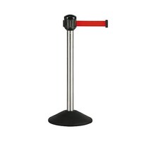 テラモト 380x926mm ガイドポール(屋外対応/赤)