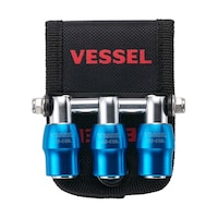 ベッセル クイックキャッチャー3連ホルダー青 1式(3個入)