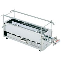 TKG SA180二本パイプ焼鳥器 (小) LPガス