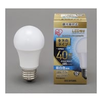 アイリスオーヤマ LED電球 全方向 調光 40形相当 昼白色