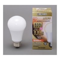 アイリスオーヤマ LED電球 全方向 調光 100形相当 電球色