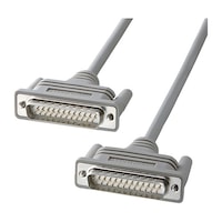 サンワサプライ RS232Cケーブル 25pin/クロス 非同期通信 1.5m