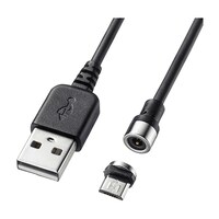 サンワサプライ Magnet脱着式microUSBケーブル1m