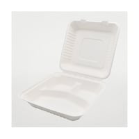 パックスタイル ABバガスランチ2302303フードパック 白色 50枚×4パック入