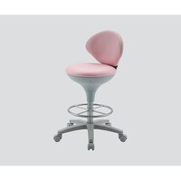 東洋工芸 スツール ピンク 背付き