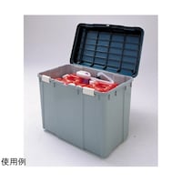 アイリスオーヤマ ワイドストッカー深型 グリーン/グレー 135L 5個