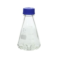 SCHOTT ねじ口振盪三角フラスコ(下部バッフル付)500ml