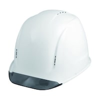 ジェントス GRIT ヘッドライト一体化可能ヘルメット 成型内装タイプ 白