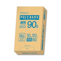 オルディ ポリバッグビジネス BOX 90L 0.05mm 透明 100P 2箱