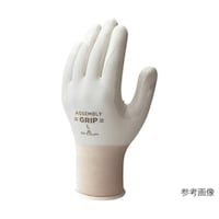 ショーワグローブ ニトリルゴム背抜き手袋 組立グリップ5双パック グレー Mサイズ