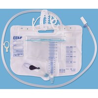 エフスリィー 精密尿量計付 採尿バッグ(350mL)精密尿量計付 1ケース(5枚×4箱入)