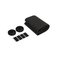 朝日電器 130mmx1.5m クロスモール(ブラック)