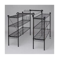 アイリスオーヤマ 1446x1444x1219mm/2台3段 車載ラック棚