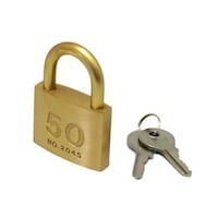 ハイロジック 2045D シリンダー南京錠50mm 3本キー