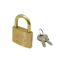 ハイロジック 2045Dシリンダー南京錠45mm鍵番指定 3本キー